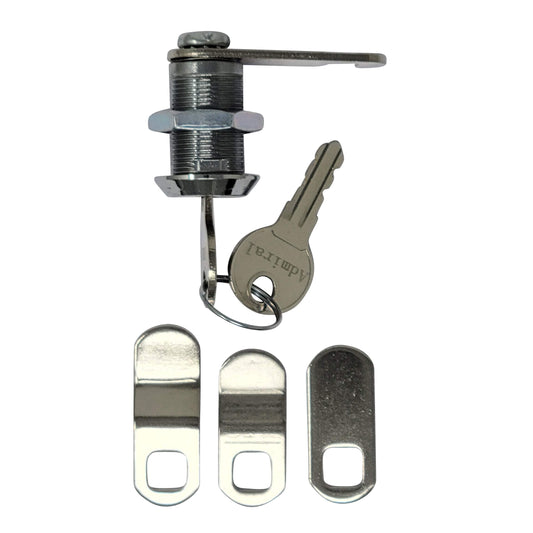 Flat Key Cam Lock 1"