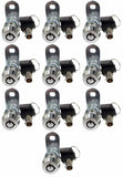 Tubular Cam Locks 1" - Non Retaining (Keyed Alike)
