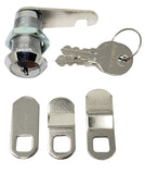 Flat Key Cam Lock 1-1/8"