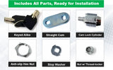 Tubular Cam Locks 5/8" - Non Retaining (Keyed Alike)