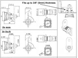 Thumb Cam Lock 5/8"