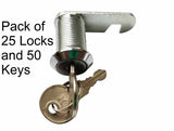 Flat Key Cam Lock 1"